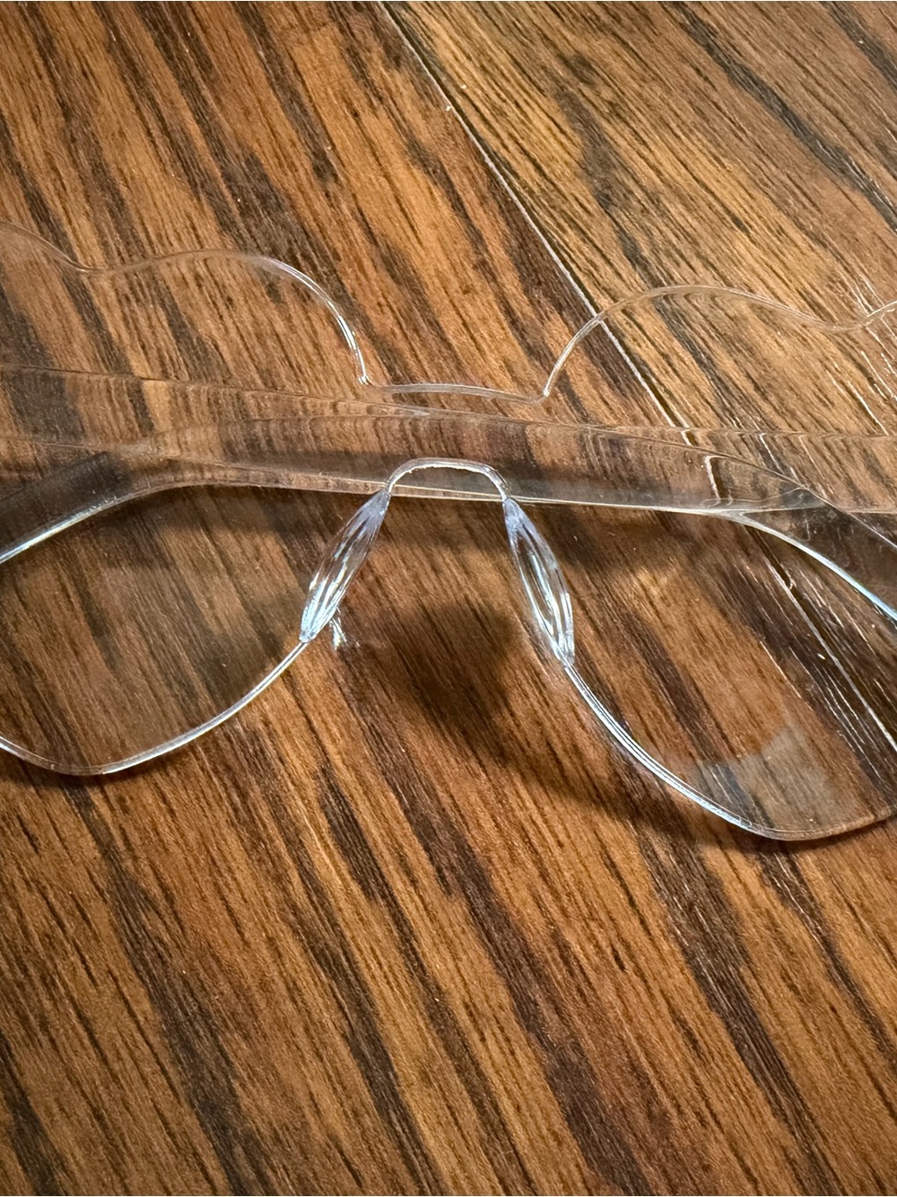 Clear Frameless Heart shaped  Glasses